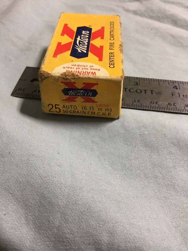 western 25 auto box EMPTY BOX
