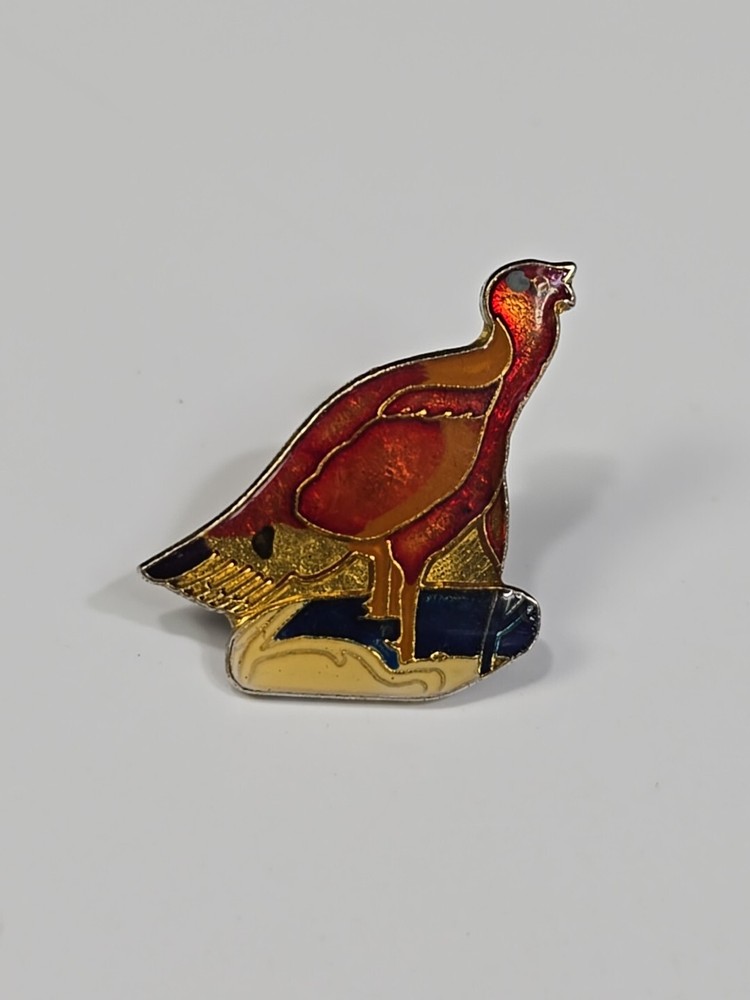 Pheasant Bird Lapel Pin