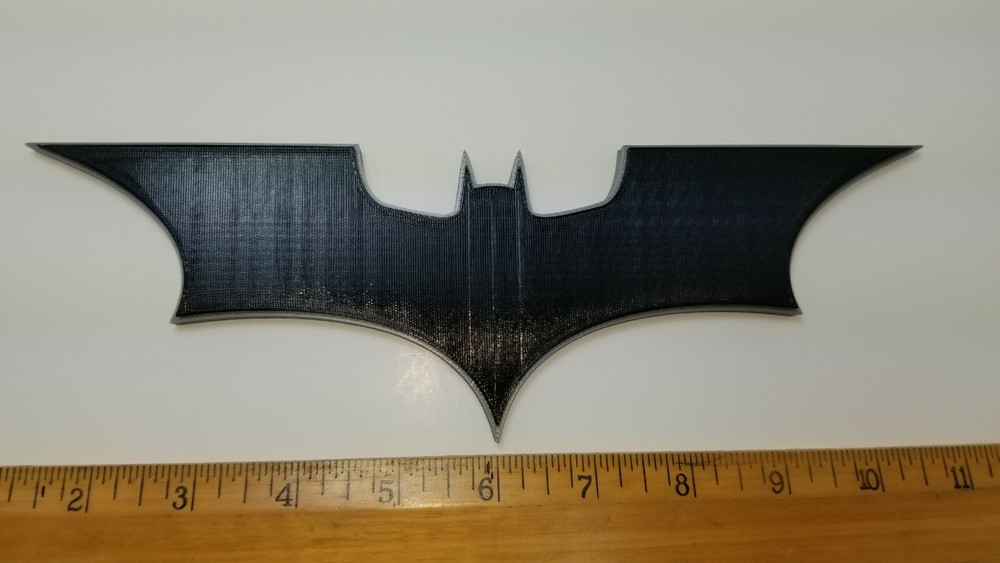 Batman 3D Logo (2 Versions) - Emblem, Ornament or Magnet !!
