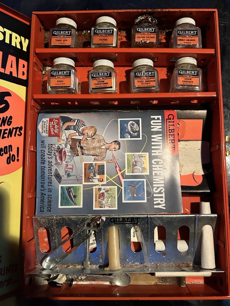 Vintage Gilbert Chemistry Experiment Lab 12012 Science Kit