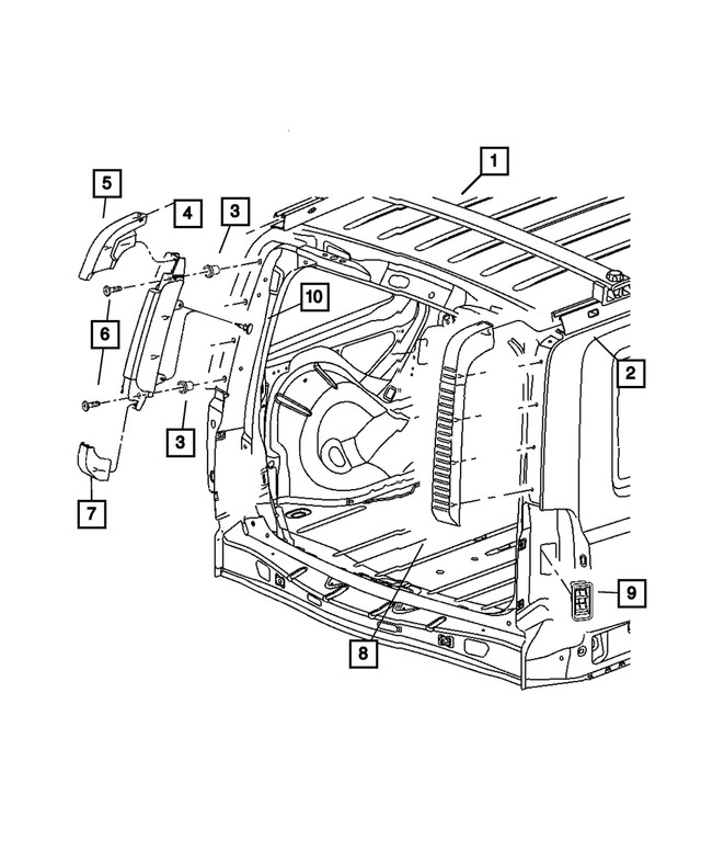 Genuine Mopar Push Pin 55157429aa