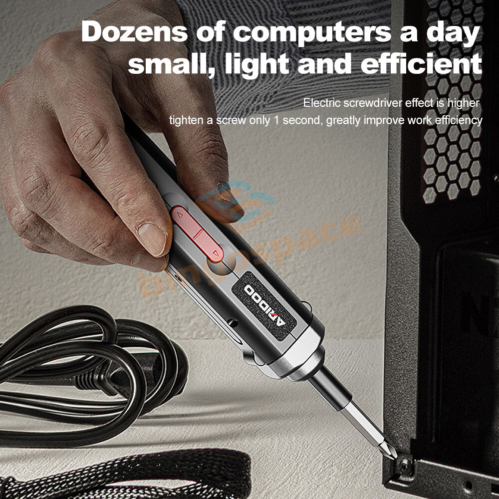Cordless Electric Screwdriver Powerful Rechargeable Screwdriver Bit Power Tools