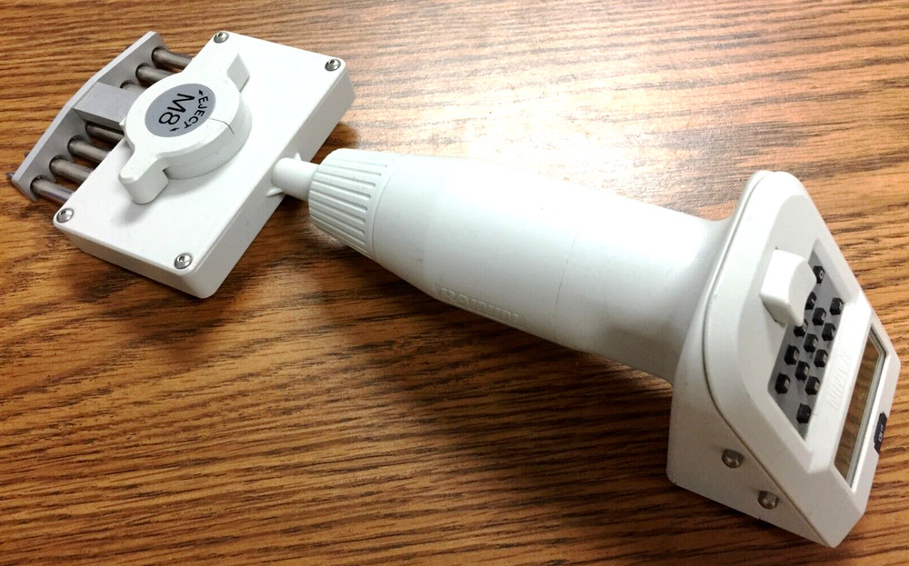 Rainin EDP M8 8-Chanel Electronic Digital Pipette without Power Adapter