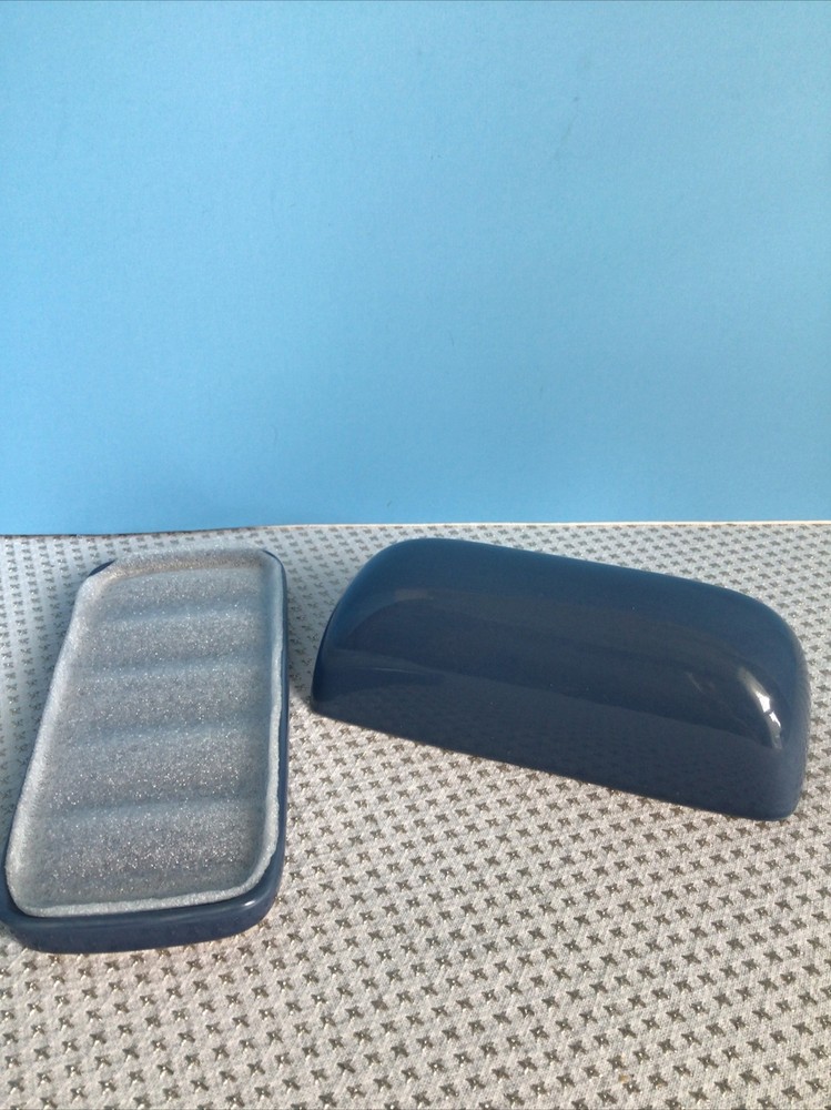 Threshold Stoneware Covered Butter Dish - Camden Blue - New