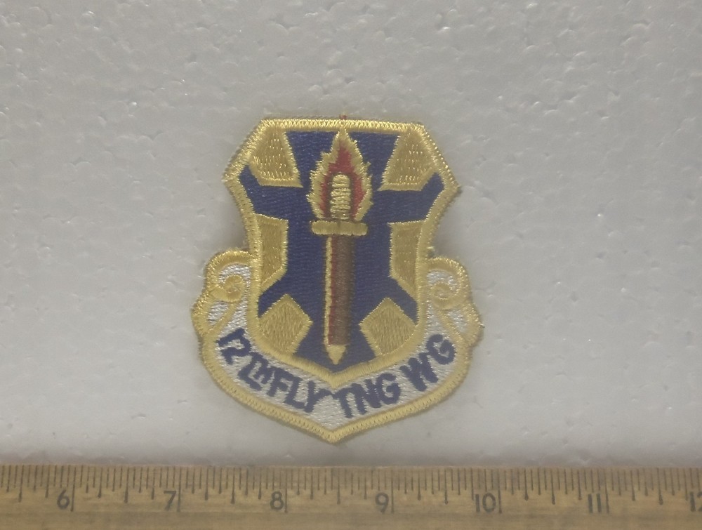 US Air Force - 12th Flying Training Wing Embroidered Patch