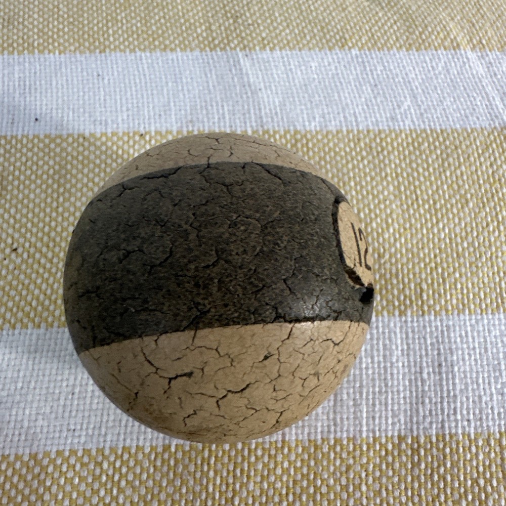 12 Ball From Pool Table Very Old