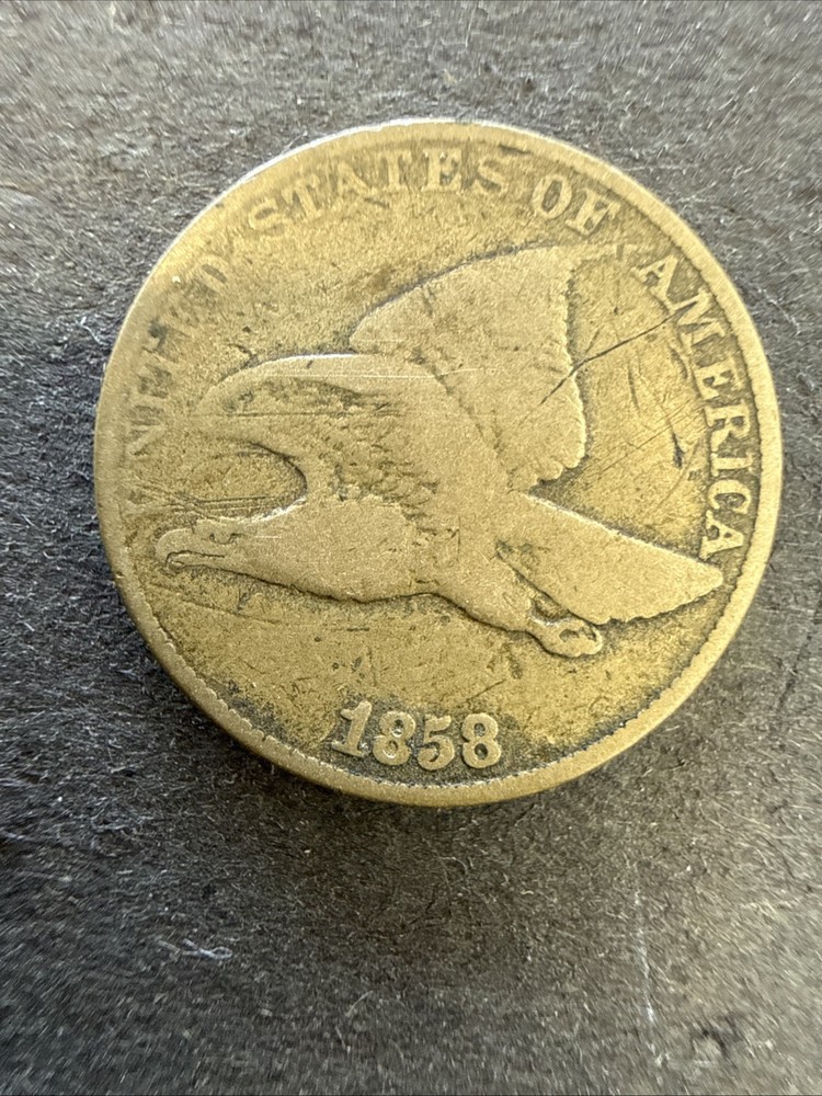1858 1C Flying Eagle Cent #11071