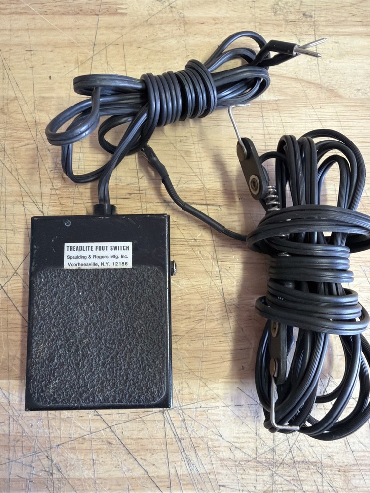 VINTAGE SPAULDING & ROGERS TREADLITE FOOT SWITCH