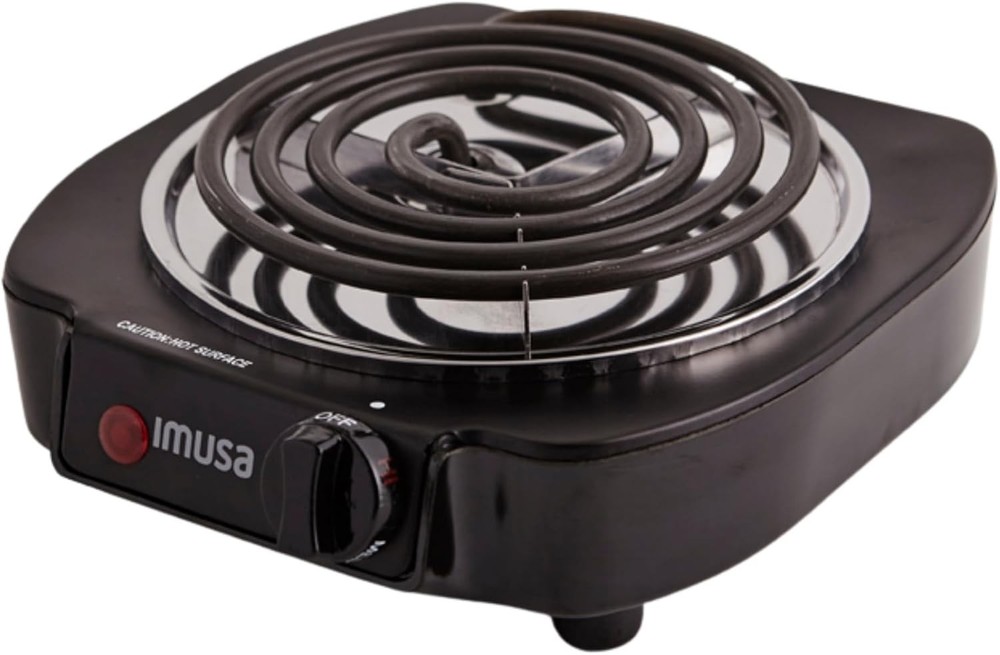 Single Electric Burner, Black