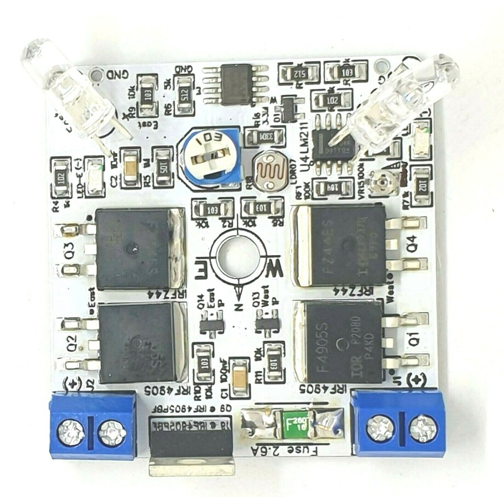 MK III 12V 3Amp Single Axis Solar Panel Sun Tracking Analog Controller Board DIY
