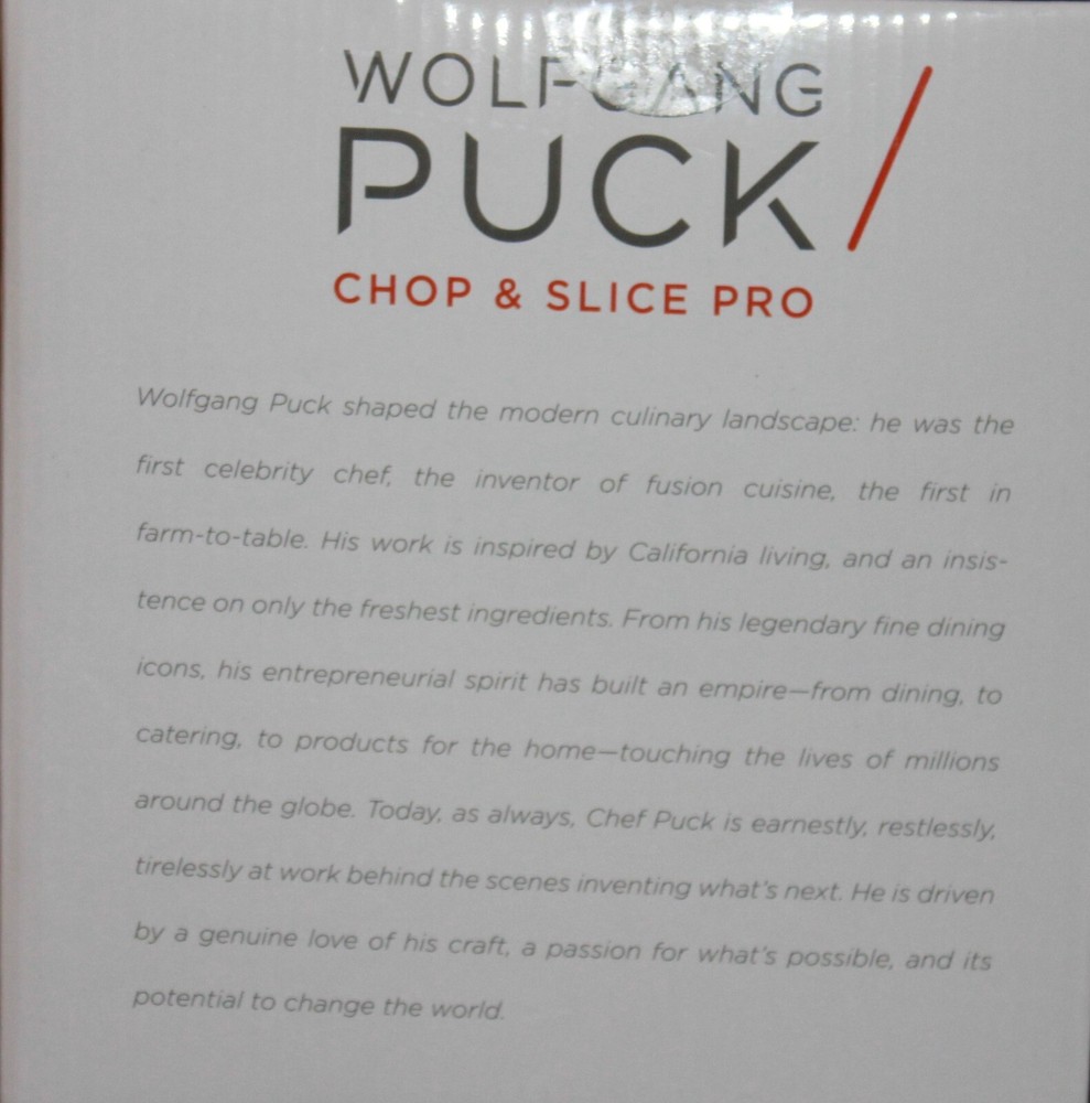 Wolfgang Puck Chop & Slice PRO NEW!
