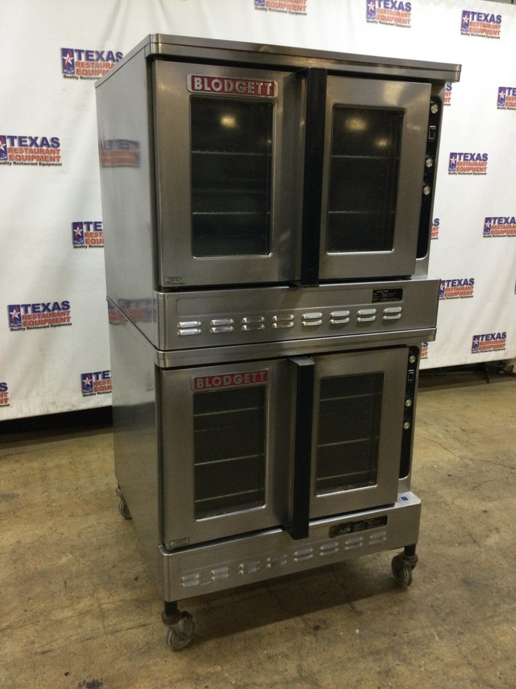 Blodgett DFG-100-3-S Gas Double Stack Convection Oven on Casters