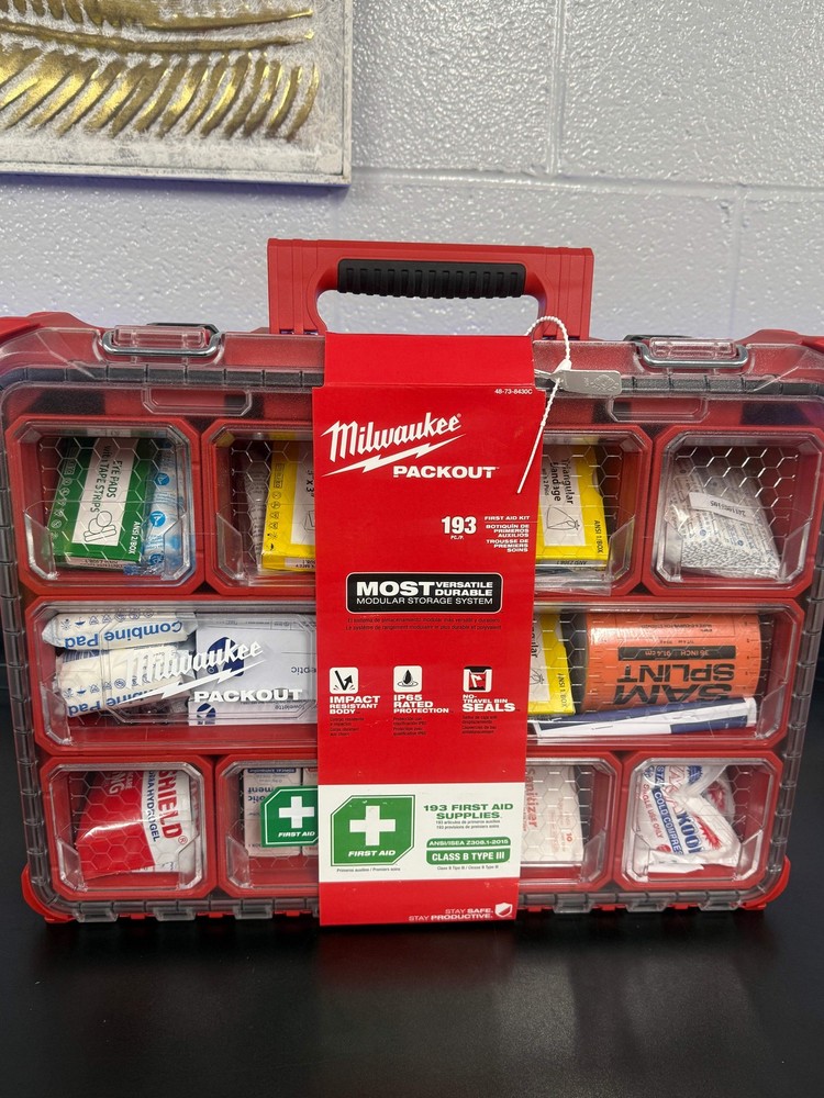 Milwaukee Packout First Aid Kit Class B Type Iii 193Pc