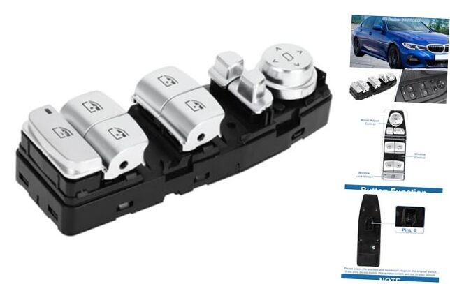 Power Window Switch No.61317941997 Front Left Driver Side Window Control