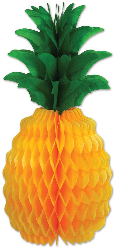 Pkgd Tissue Pineapple of Size 20" for Christmas - Beistle