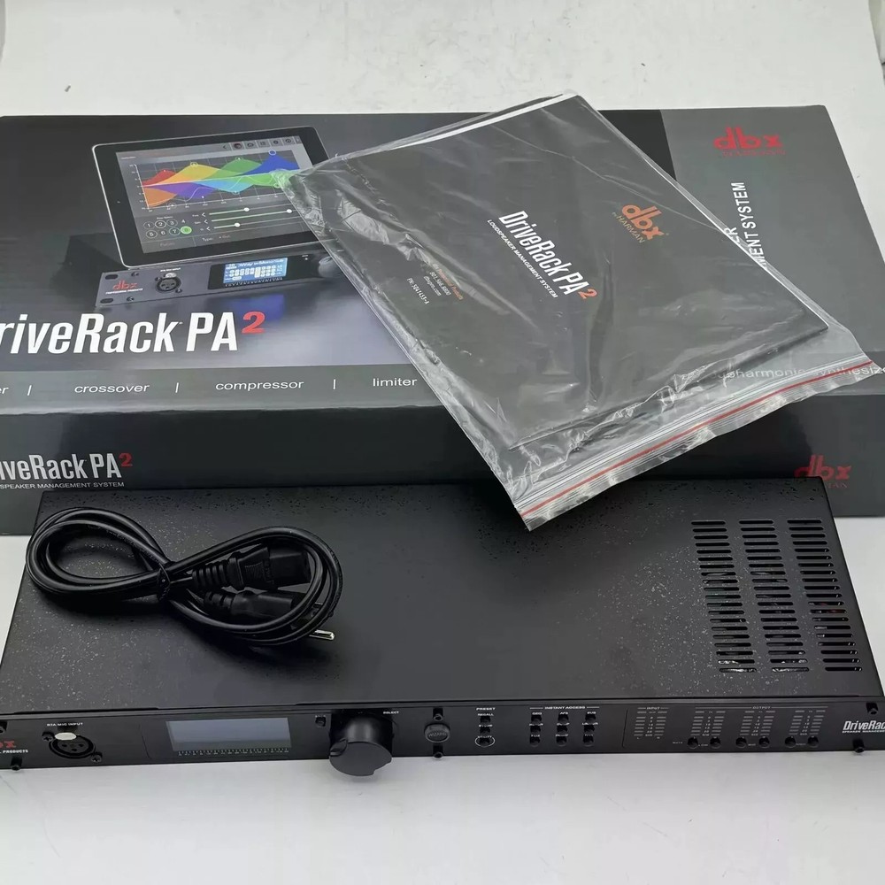 DBX DriveRack PA2 Complete Loudspeaker Management System Processor w/Display USB