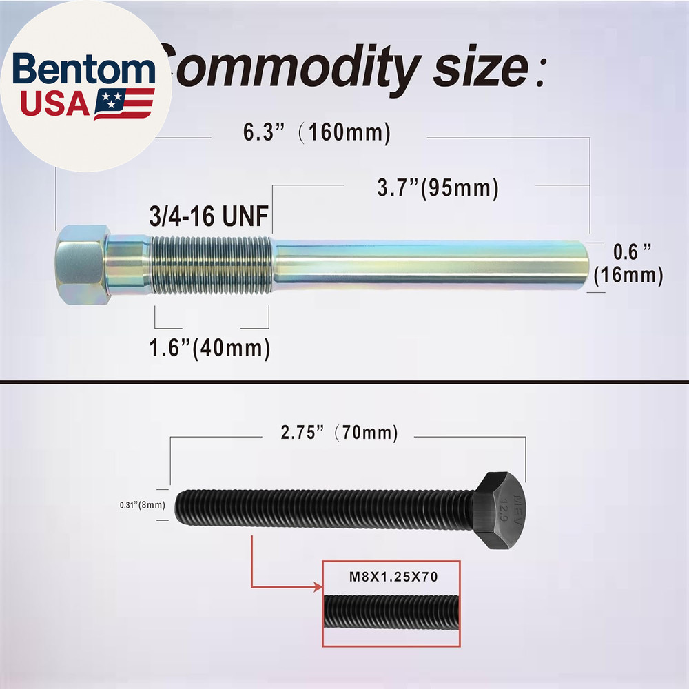 Hardened Primary & Secondary Clutch Puller Tool Kit. Contains 13 Different Model