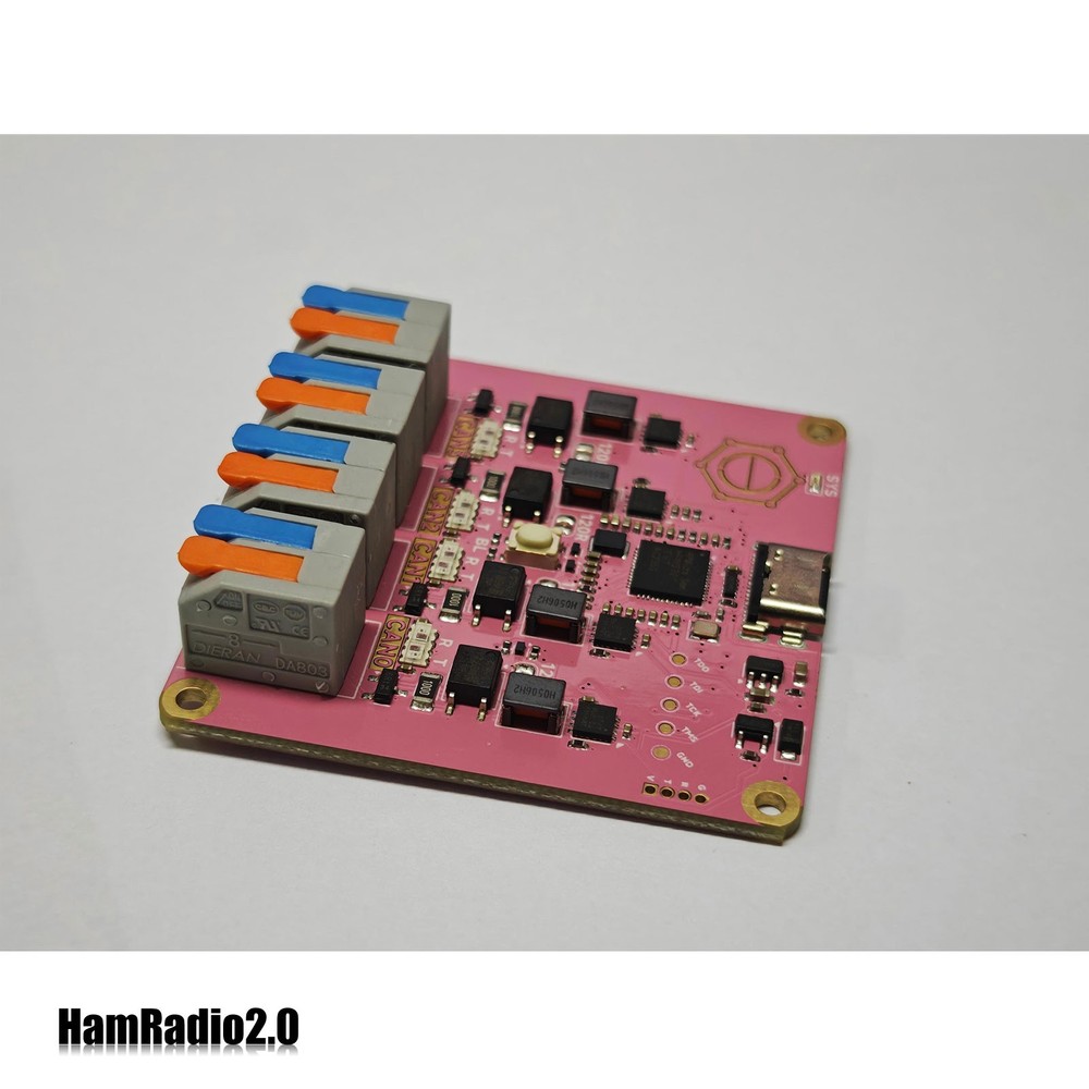 HSCanT Multi-channel USB-CAN(FD) Analyzer 8Mbps USB to 4-Channel CAN FD Tool