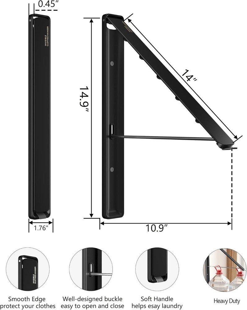 Wall Mounted Drying Racks, Retractable and Folding Racks