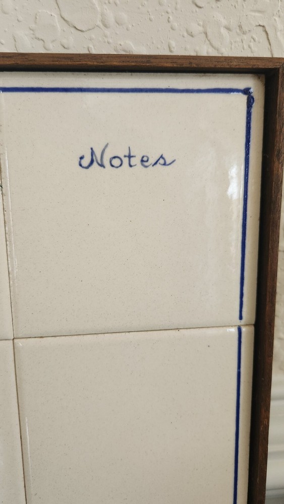 Kitchen Message List Write On Wipe Off Board Memo Notes Erase Ceramic Tile Cat