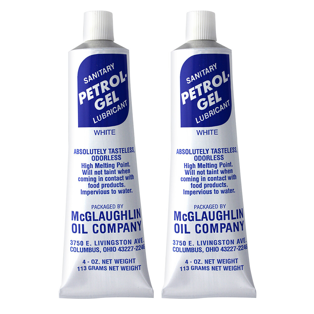 (2 Pack) Petrol Gel Food Grade Equipment LubricantNSF (2/4 oz. Tube)