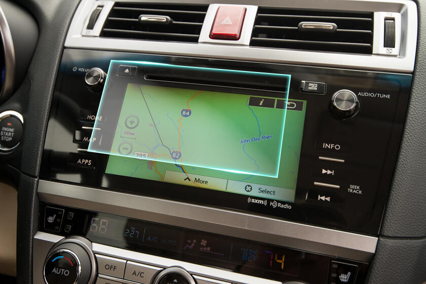Crystal Clear Screen Protector for 2016 Subaru Legacy Vehicle Navigation