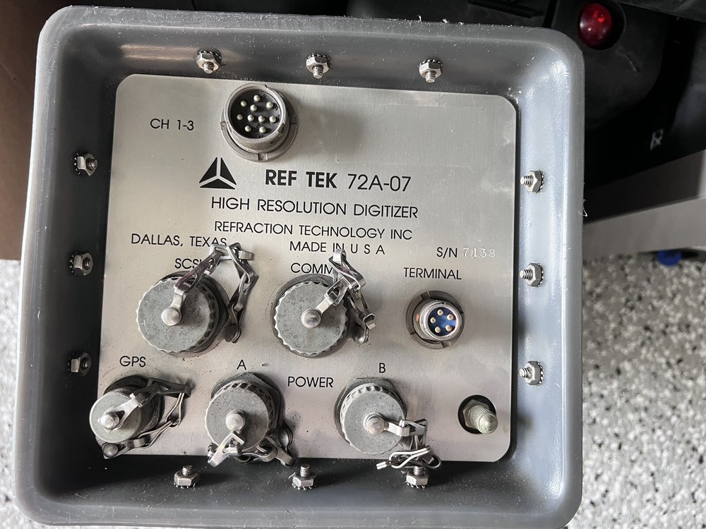 REF TEK Portable Seismic Recording System 72A-07 Seismograph
