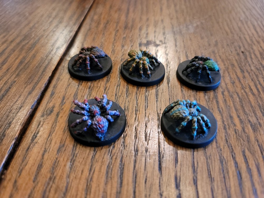 painted miniatures 28mm Spider.
