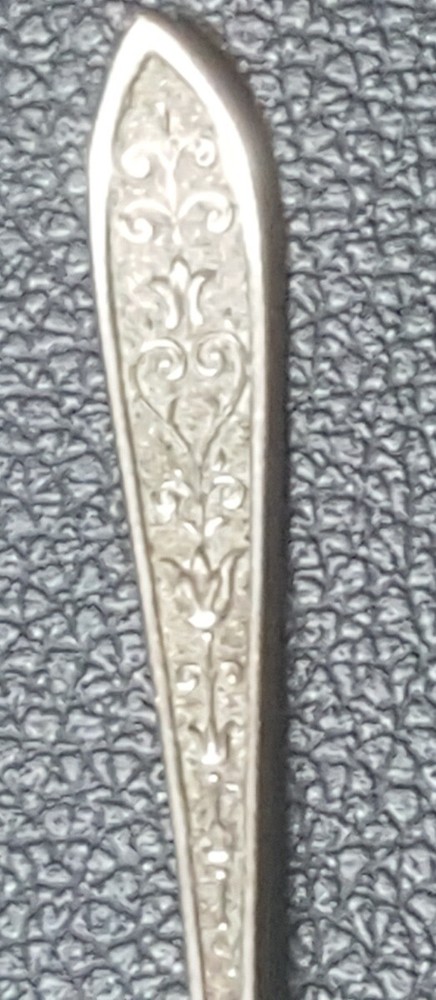 Antique Silver Small Serving Fork 1800's