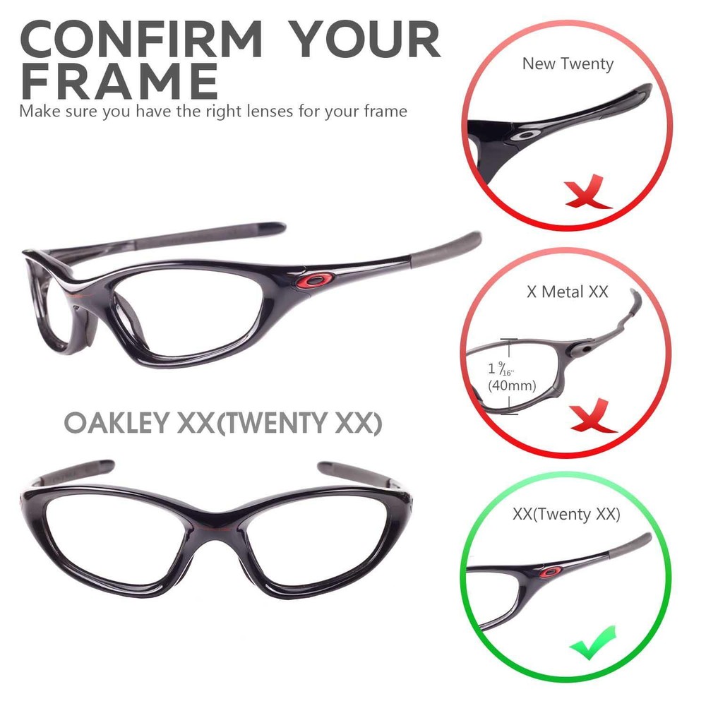 Walleva Emerald Polarized Replacement Lenses For Oakley Twenty-XX