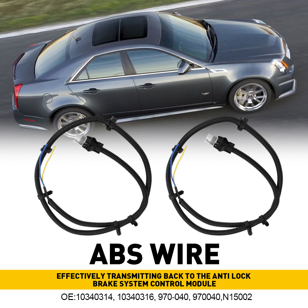 ABS Wheel Sensor Speed Wire Front Harness For Left/Right Impala Chevrolet 2PCS