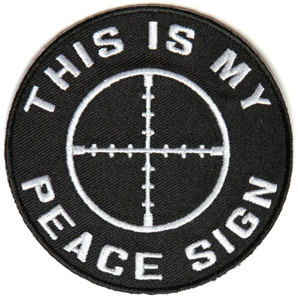 This Is My Peace Sign Patch
