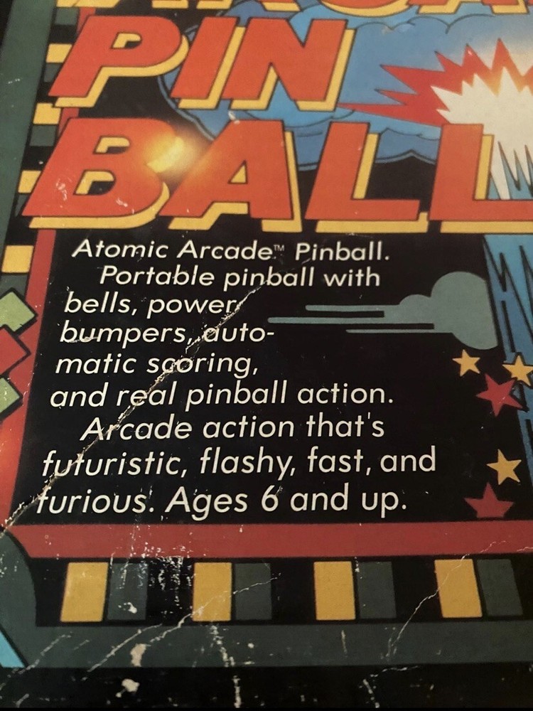 Atomic Arcade pin ball machine, 1979 Made in Japan