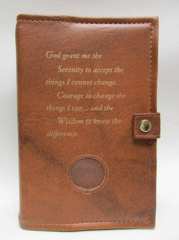 Narcotics Anonymous Double NA Book Cover Basic Text & How and Why Books Tan