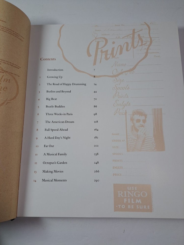Genesis Publications PHOTOGRAPH By Ringo Starr Book