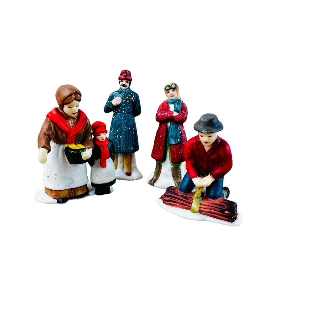 4 vtg Dept 56 figurines