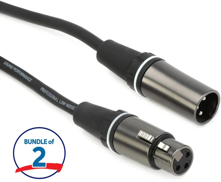 Gator Cableworks Composer Series Microphone Cable - 50 foot (2-pack)