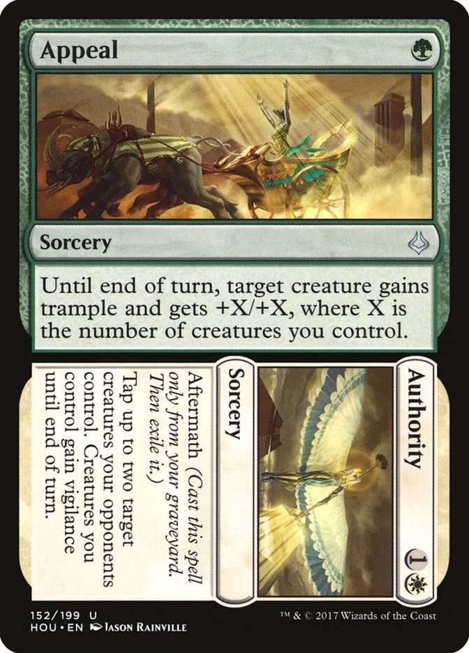 Appeal // Authority Hour of Devastation 152 MTG LP