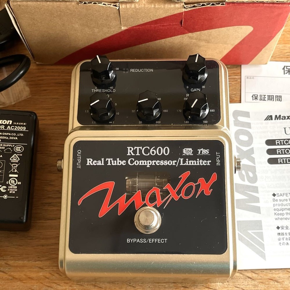 Maxon RTC-600 Compressor Limiter Audio Dynamics Processor Vintage Used