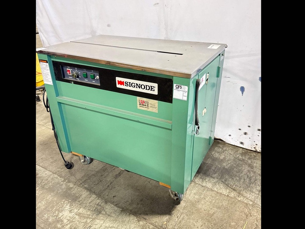 SIGNODE SEMI-AUTOMATIC POWER STRAPPING MACHINE MS-T - PREOWNED