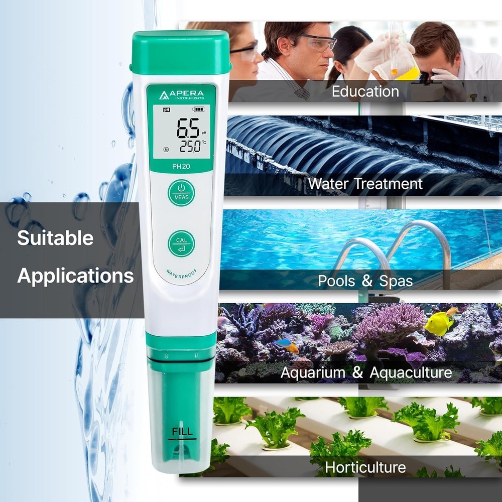 Waterproof pH Tester Kit