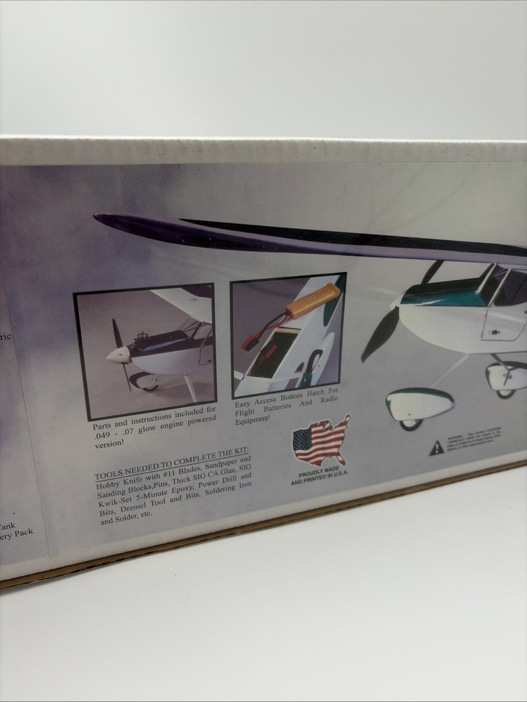 Sig, R/C Rascal and Power Pack Kit, 49" Balsa Plane Kit