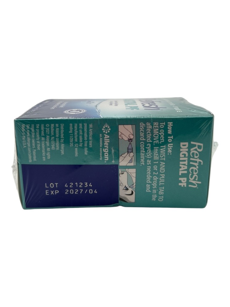 Refresh Digital PF Eye Drops 30ct 2-Pack EXP 04/2027