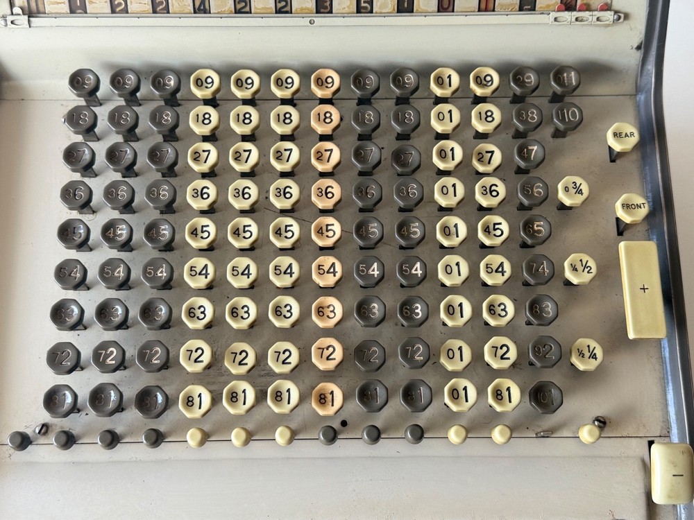 Burroughs Adding Machine Vintage Calculator – Antique Office Machine