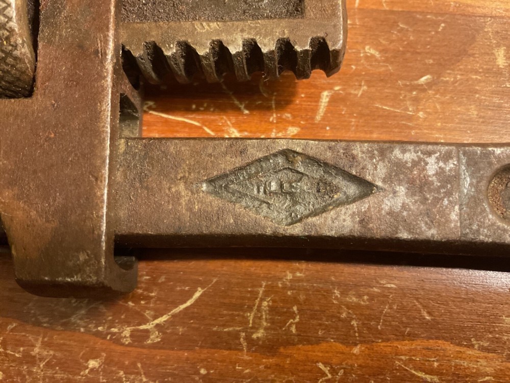 Vintage 10” Stillson Pipe Wrench