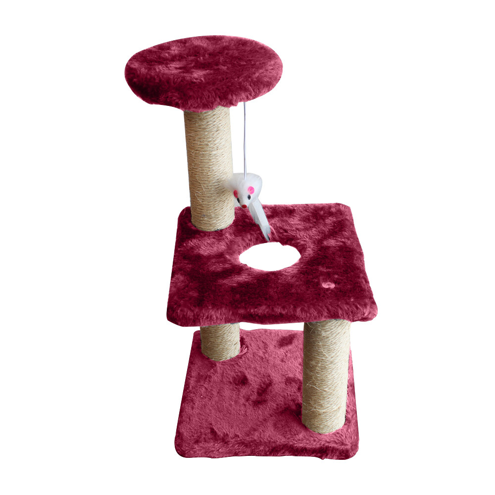 Cat Tree Condo Tower Activity Center 2-Level Sisal Scratching Post Condo Perches