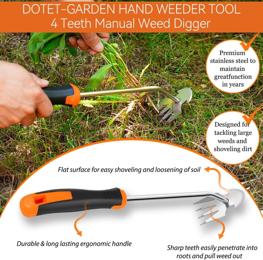Weed Puller Tool Garden Weed Pulling Tool, 2025 New Durable Garden Weed Pulli...