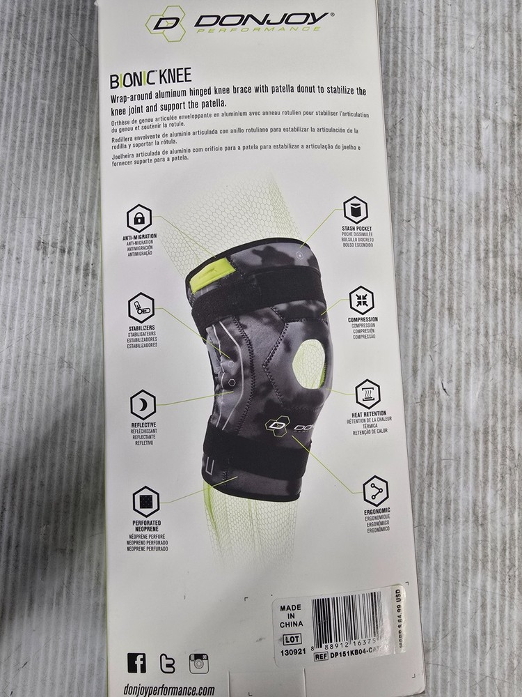 DonJoy Performance Bionic Knee Brace (Dark Camo/Medium) Compression