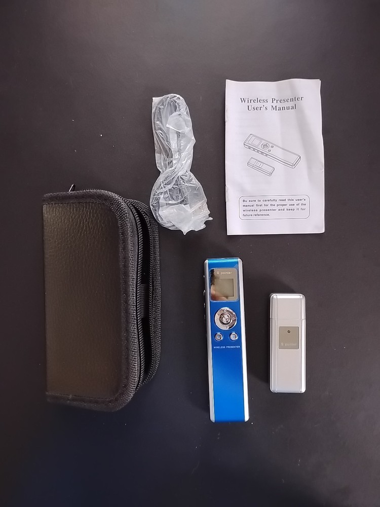 Wireless Presenter Laser Pointer USB Receiver With Case Presentation Clicker