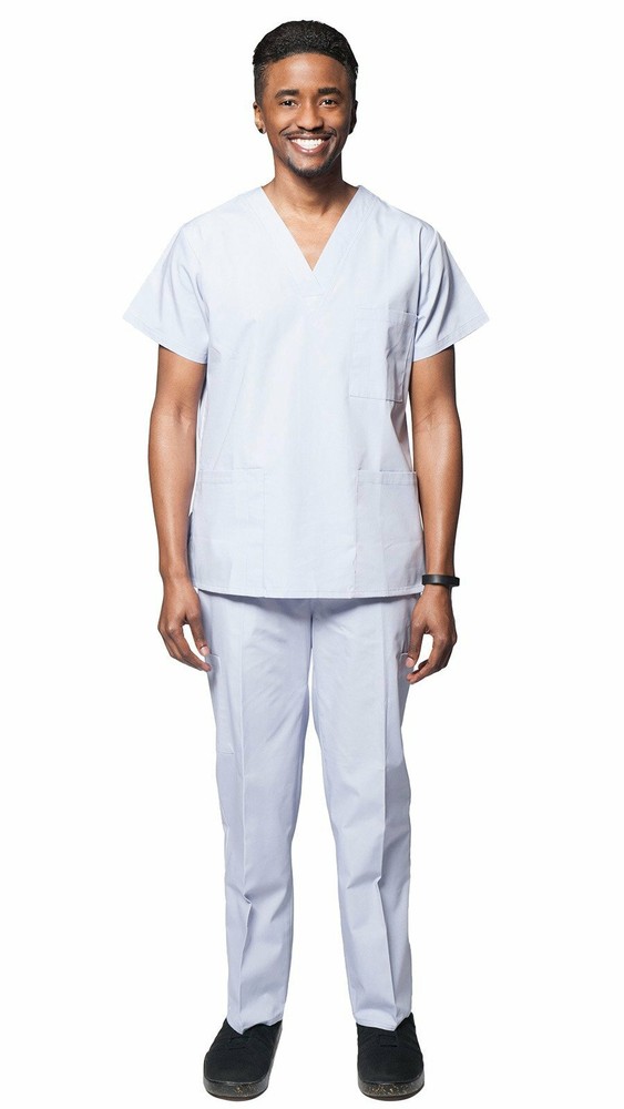 Men's Slim Cut 7 Pocket Basic Uniform Scrubs